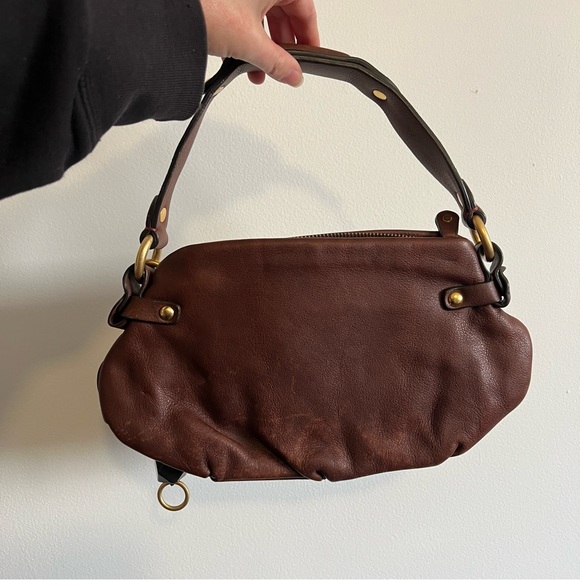 Vintage Juicy Couture Leather Purse Brown Y2K Handbag G&P 2000’s - Picture 3 of 16